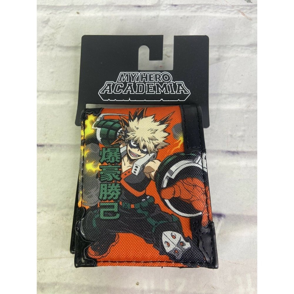 My Hero Academia Bakugo Double Sided Graphic Print Bi-Fold Wallet Anime